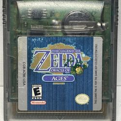 The Legend Of Zelda Oracle Of Ages (Nintendo GBC) *AUTHENTIC* Tested SAVES OEM