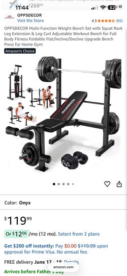Workout bench