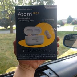 Audien Hearing Atom Pro 2 Rechargeable Hearing Aids 