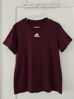 Adidas Women’s Logo T-Shirt – Maroon