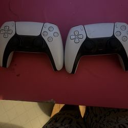 2 Dual Sense PlayStation Controllers