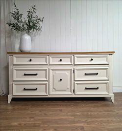 Newly Refinished Vintage Dresser