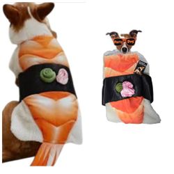 Sushi Dog Costume Party Dog Size XS / S  Pet Costume New 