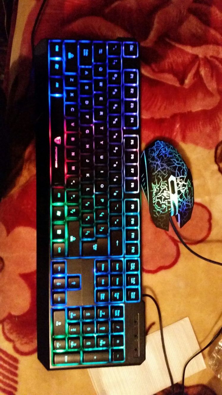 Gaming keyboard & mouse