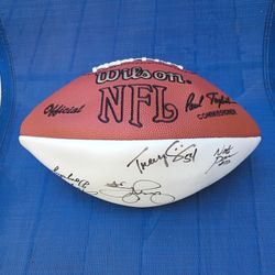 Autographed 1997. Chiefs Football. Signed By Derrick Thomas, Tony ,Gonzalez, Rich Gannon, and 11 other players