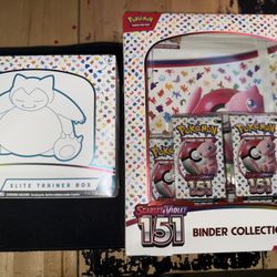 Premium 151 ETB & Binder Collection Sealed  Looking Fir Trades / Cash 