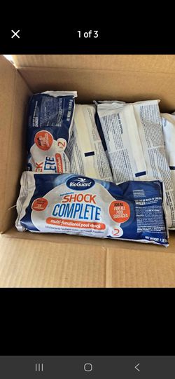 12pk box BioGuard Shock Complete Pool Shock
