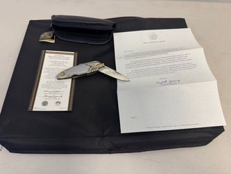 Franklin Mint Harley-Davidson Fat Boy Collector Folding Knife