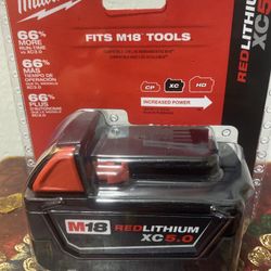 Milwaukee M18 XC 5.0 Battery (NEW)