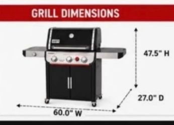 BRAND NEW WEBER BBQ NATURAL GAS C335E