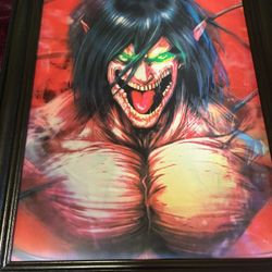 Attack On Titan Holographic Picture 