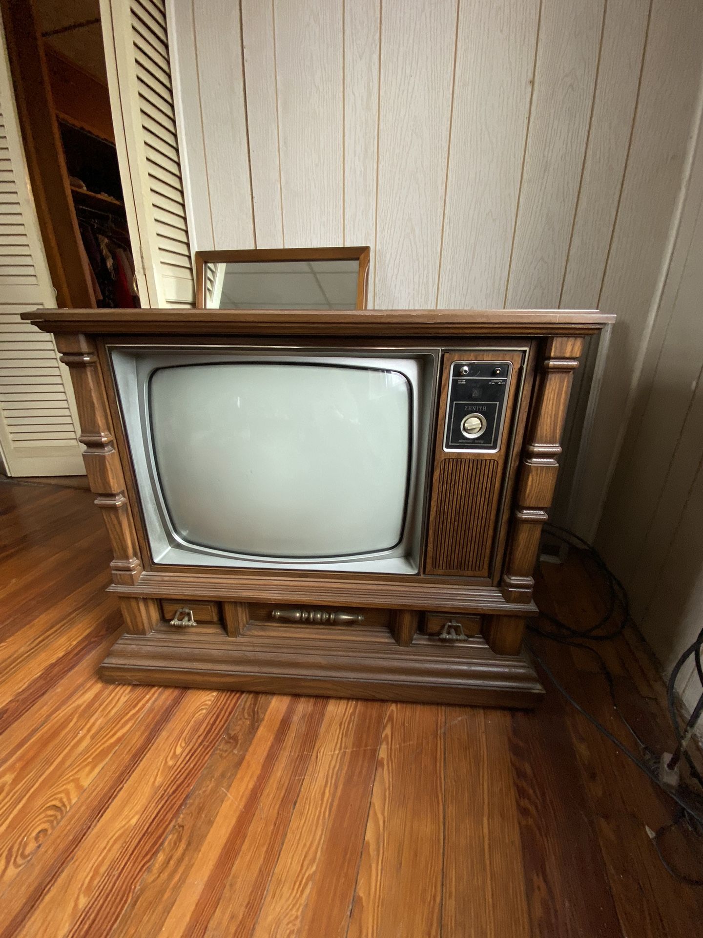Vintage TV With Intriguing History 1960s-70s Cabinet Model