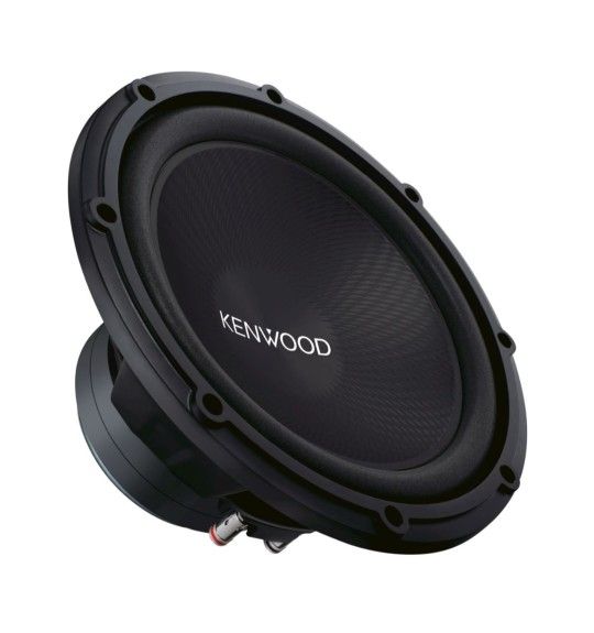 Kenwood - Road Series 12" Single Voice Coil 4 Ohm Subwoofer - Black