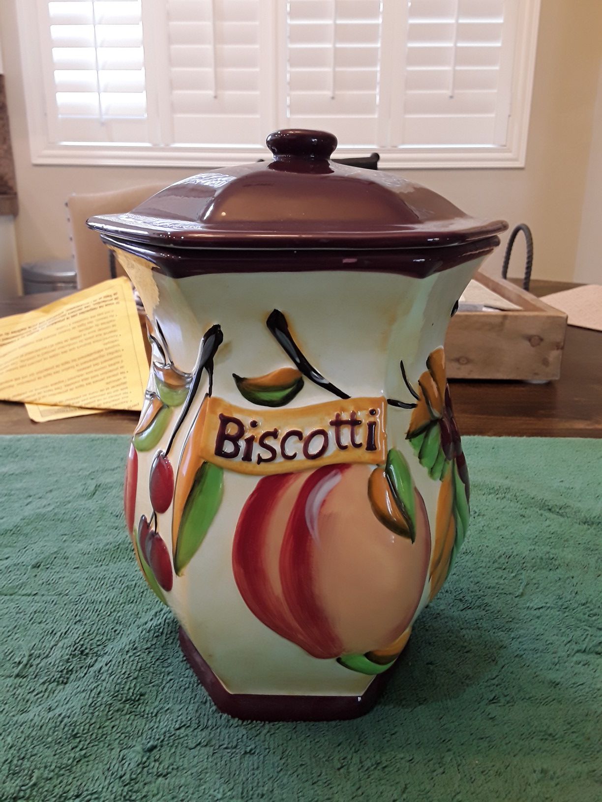COOKIE JAR ~ NONNI'S BISCOTTI Jar