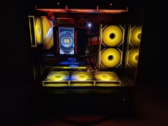 Freshly Built Custom Ryzen 7 5800X3D / RX 7800 XT Premium Pedestal Fish Tank Style Gaming