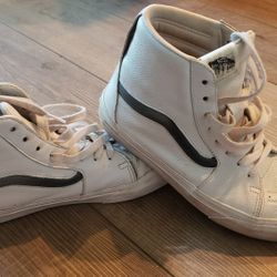 Vans White High Tops