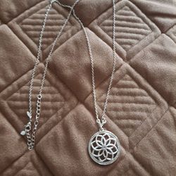Silver Plated Women Necklace 