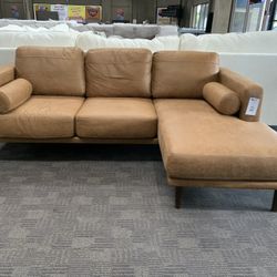 New Camel Tan Sectional Couch 
