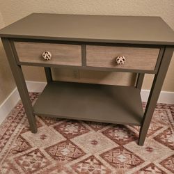Console Table With Two Drawers
