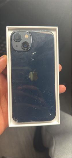 iPhone 13 unlocked cracked back