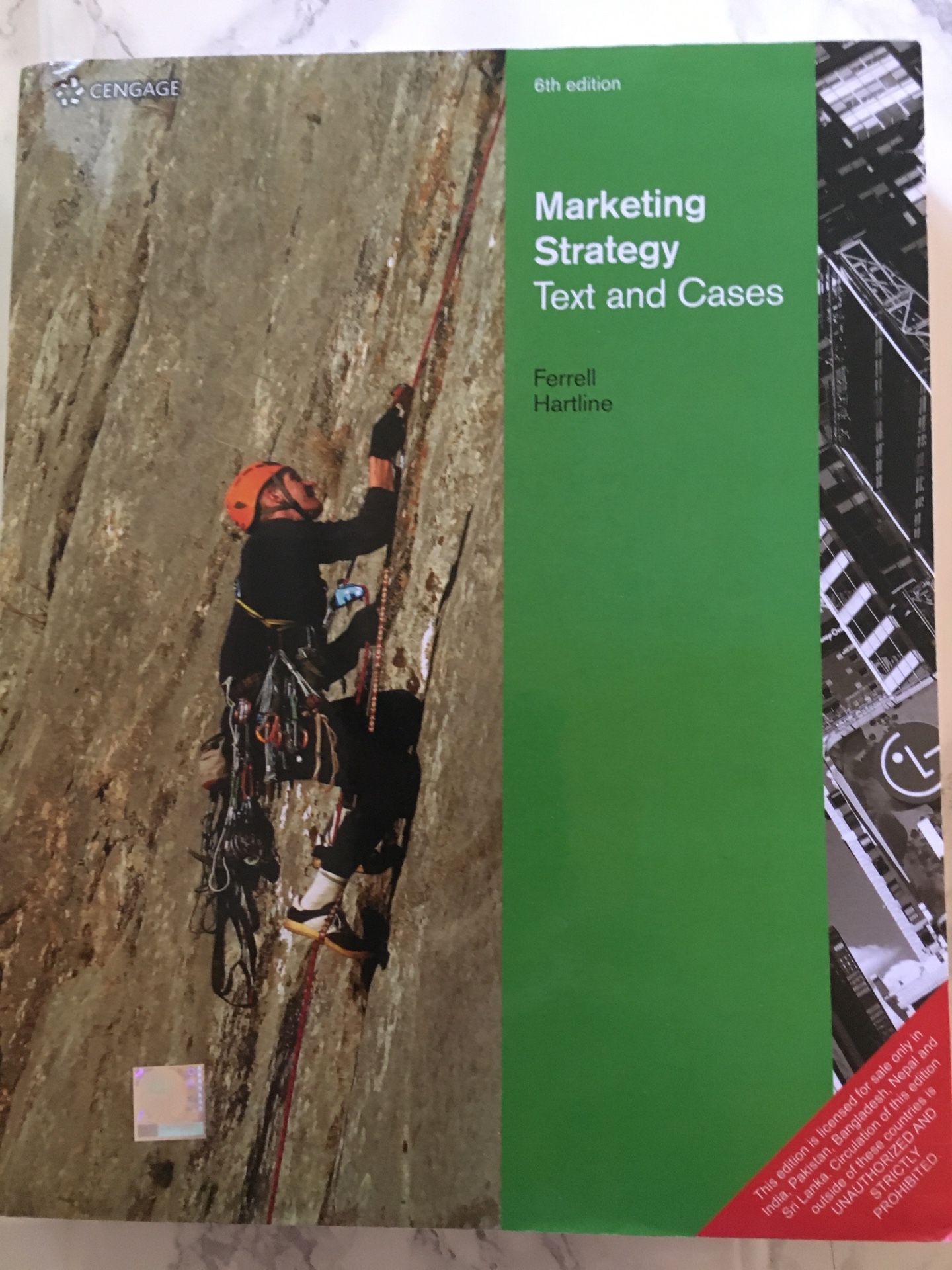 Marketing Strategy Text and Cases by O. C. Ferrell, Michael Hartline 6th edition
