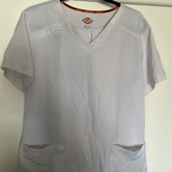 White Dickies Scrubs 