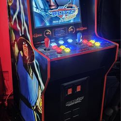 Custom Mortal Kombat Arcade 1up With 12,000 Games