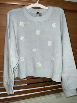 H&M Embroidered Sweater
