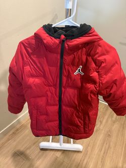 Jordan Kids Red Puffer Jacket size M