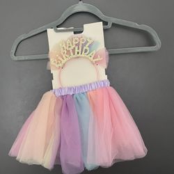 Cat and Jack Happy Birthday Toddler Dress