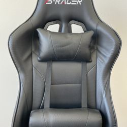 S-RACER Reclining Gaming Chair with Footrest