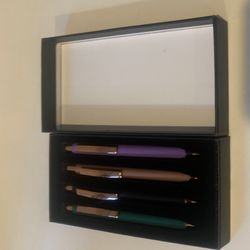 Pen Set of 4 ball point pens. All have a verse on them. New In Box. UNUSED