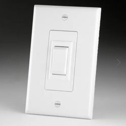 DA-LITE 80575 white wall switch assembly