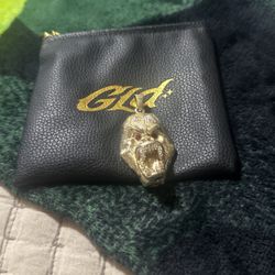 Plated Gold Red Eyed Gorilla 