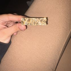 10k Gold Double Nugget Ring