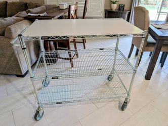 Heavy duty wire cart