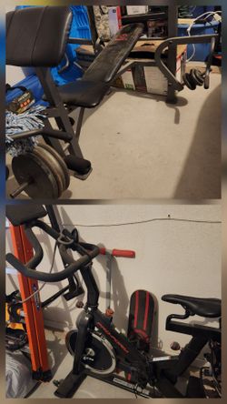 Bike and bench