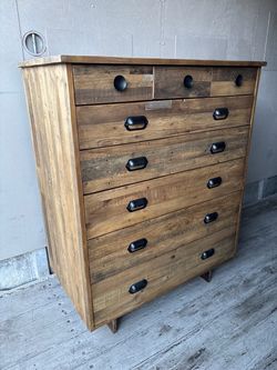 Beautiful Rustic Reclaimed Wood Dresser - 8 Drawers