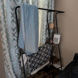 Blanket Rack And Bookshelf 