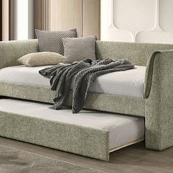Brand New Green Twin Size Daybed w Trundle Bed