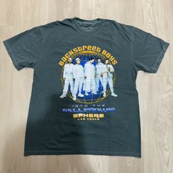 Backstreet Boys Into the Millennium Sphere Las Vegas Dec 26-28 Size XL T-Shirt