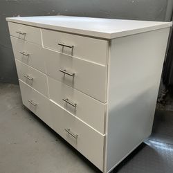 California Closets eight-drawer white utility cabinet