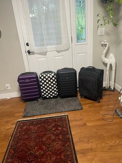Samsonite and American Tourister 4-Piece Carry-On Luggage Set ( $35 for each or 120 for 4