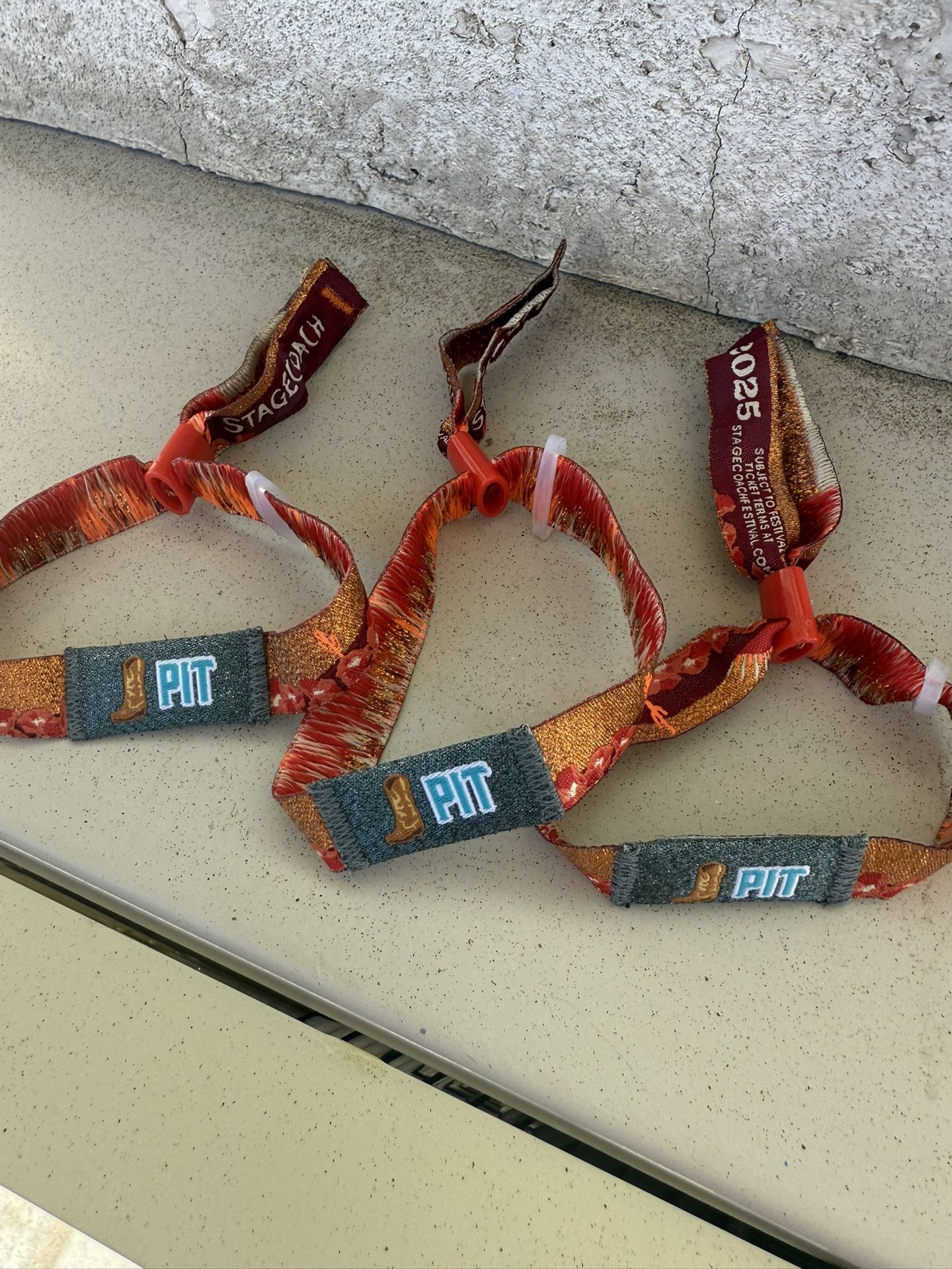 3x Stagecoach ( CORRAL PIT) 2025 SATURDAY/ SUNDAY Portion (PIT Wristbands) -$1,600 EACH