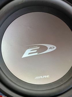 Alpine 10 Inch Woofer