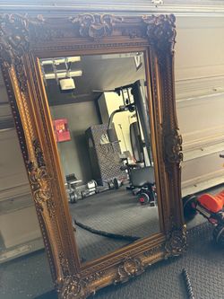 Gold Elegant Antique Mirror