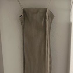 Olive Bodycon Tube Dress