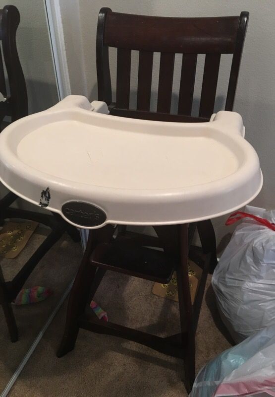 Baby High Chair- Wood