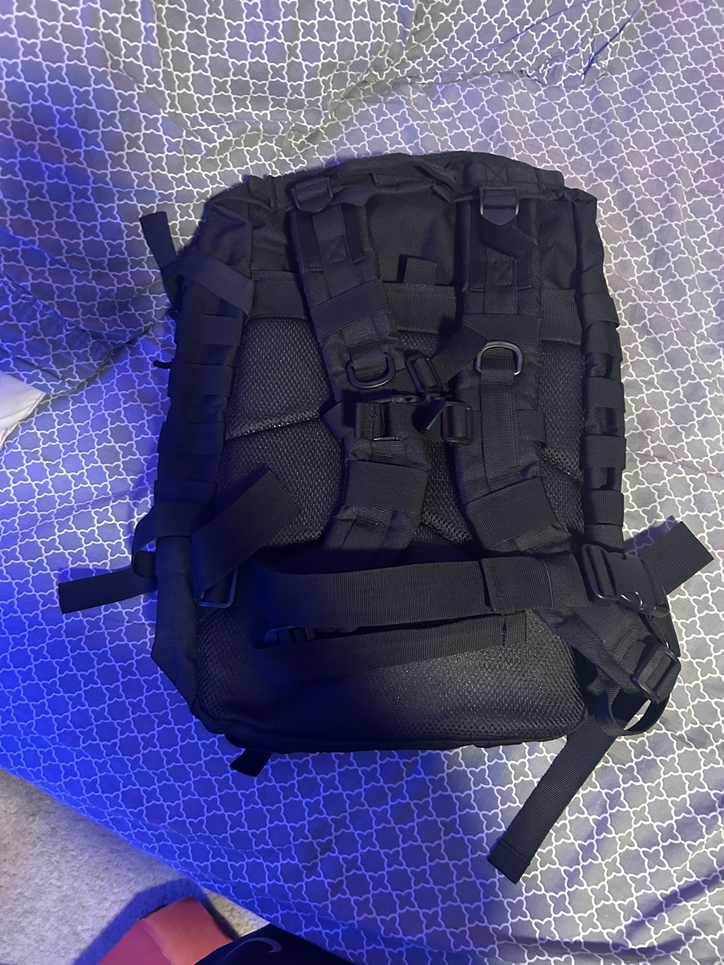 Tactical bag many pockets (black)