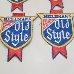 OLD STYLE BEER PATCHES  Set Of 4